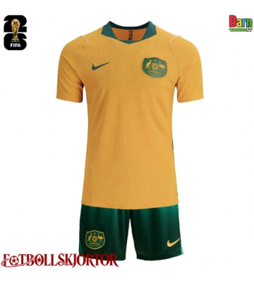 Australien Hemmakläder Barn VM 2026 Kortärmad (+ Korta byxor)